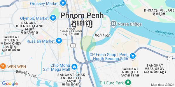 百色河分区, 占卡蒙, 金边地图