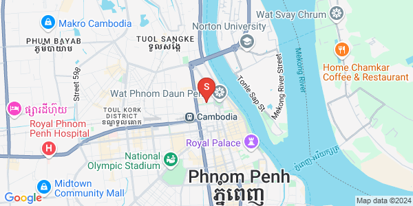 Map of Phnom Penh Thmey, Sen Sok, Phnom Penh