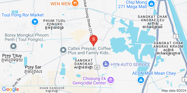 Carte de Spean Thma, Dangkao, Phnom Penh