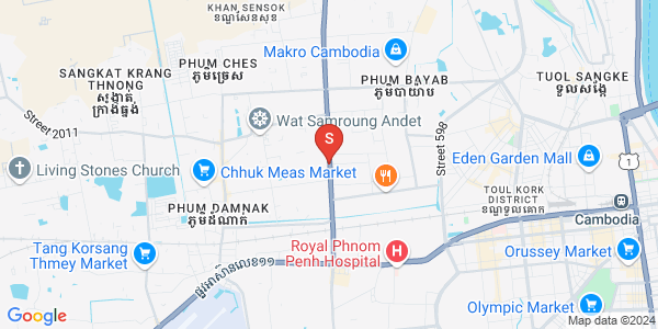Krang Thnong分区, 森速区, 金边地图