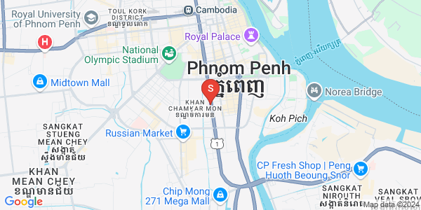 Map of BKK 3, Boeng Keng Kang, Phnom Penh
