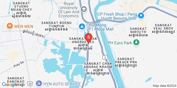 แผนที่ จักอังแรลือ, เมียนเจ็ย, พนมเปญ
