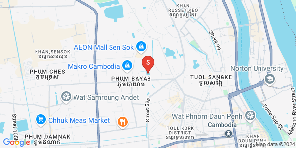新金边, 森速区, 金边地图