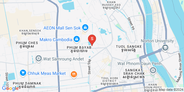 新金边, 森速区, 金边地图