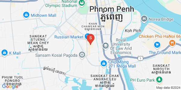 Carte de Toul Tum Poung 1, Chamkarmon, Phnom Penh