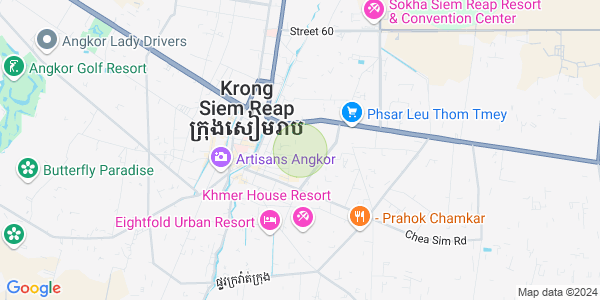 Mapa: Sla Kram, Siem Reap