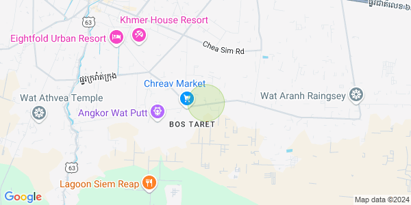 ផែនទី សាលាកំរើក, សៀមរាប