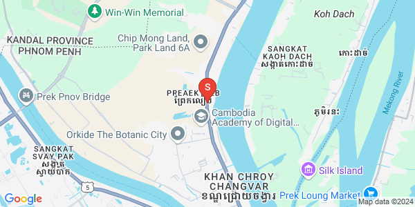水净华区, 金边地图