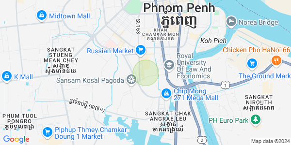 朱德奔1分区, 占卡蒙, 金边地图