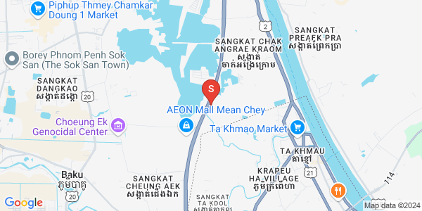 Map of Borey Peng Huoth : The Star Diamond