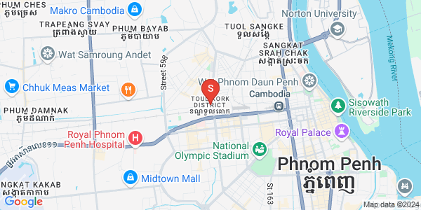 Mapa: Phsar Depou II, Toul Kork, Phnom Penh