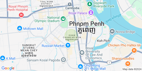 แผนที่ บีเคเค 3, บึงเกงกอง, พนมเปญ