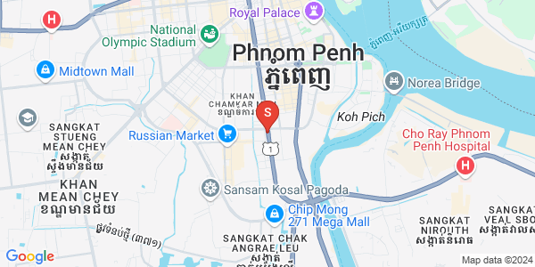 แผนที่ โตนเลบาสัก, จัมการมอน, พนมเปญ
