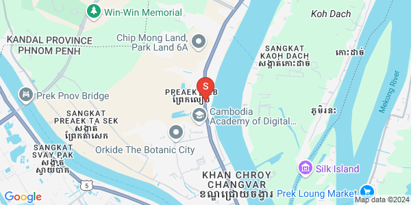水净华区, 金边地图