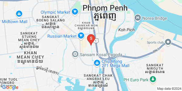 Mapa: Toul Tum Poung 2, Chamkarmon, Phnom Penh