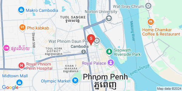 Map of Chey Chumneah, Daun Penh, Phnom Penh