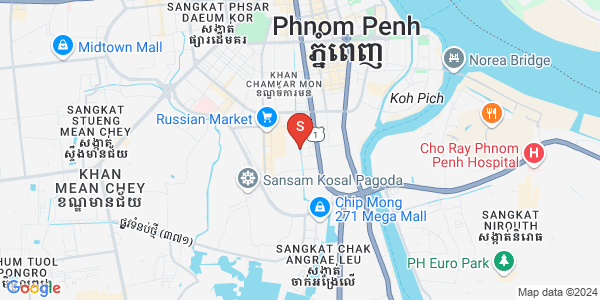 Carte de Boeung Trabek, Chamkarmon, Phnom Penh