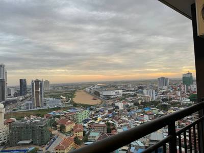 สตูดิโอ สำหรับเช่า ใน โตนเลบาสัก, จัมการมอน, พนมเปญ