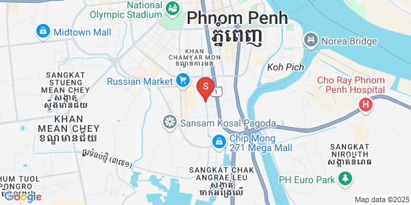 Mapa: Toul Svay Prey 2, Boeng Keng Kang, Phnom Penh