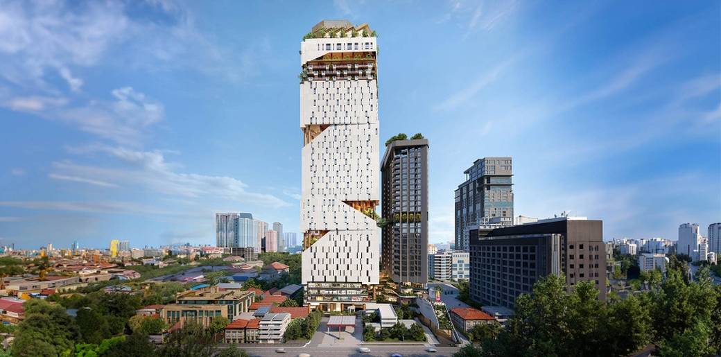 金边桑园区诺罗敦大道 Odom Tower 甲级写字楼出售 | ULS 倾力打造45层商业地标 | 永久产权