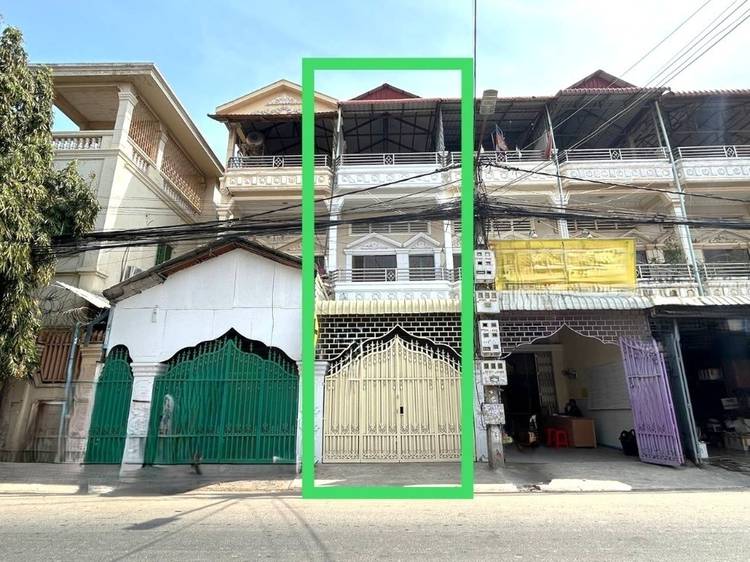 Boeung Trabek, Chamkarmon, Phnom Penhの店舗付住宅賃貸物件