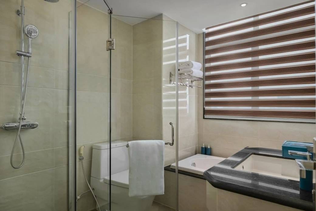Wyndham Grand Phnom Penh Capital | 47-156 sqm Living Size Serviced Apartment For Rent in Daun Penh