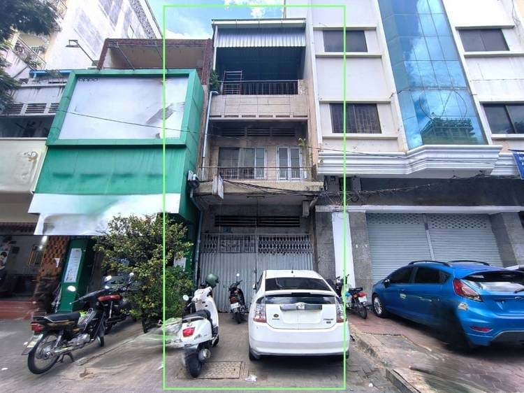 Dom z lokalem handlowym Na wynajem w Phsar Thmei II, Daun Penh, Phnom Penh