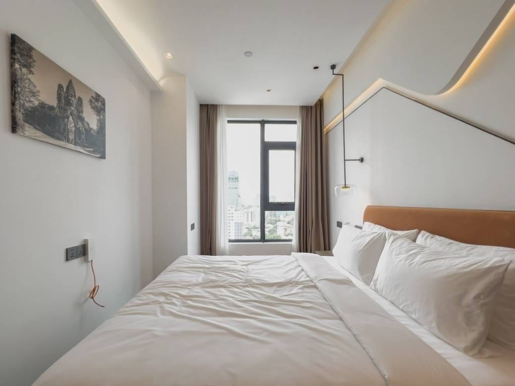 Bassac Signature Hotel & Residence | 32-223 sqm Living Size Apartmán se službami K pronájmu in Chamkarmon