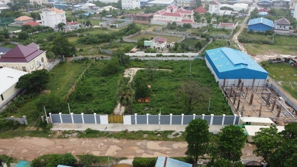 Investment Opportunity! Prime Land with Front and Back Roads in the Block of H.E. Chea Sophara's House (Road 598)