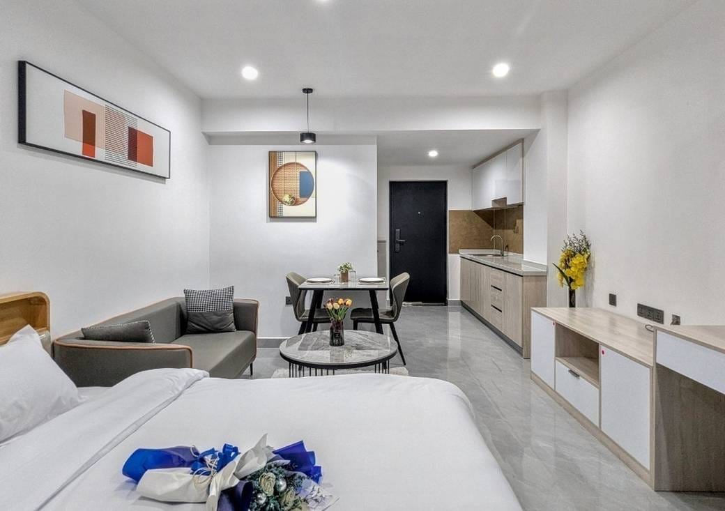 Real Hope Condo | Studio K pronájmu in Chamkarmon $500
