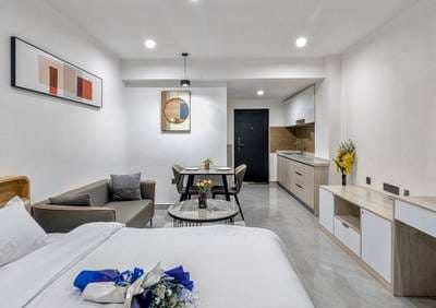 Real Hope Condo | Studio K pronájmu in Chamkarmon $500