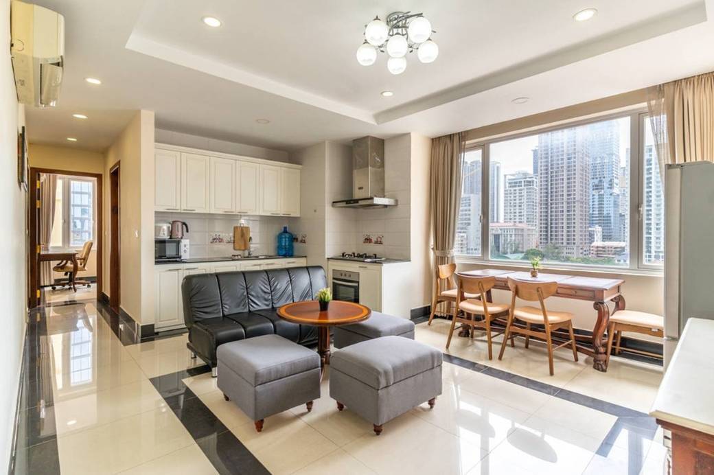 BKK 1, Boeng Keng Kang, Phnom Penh的服务式公寓出租