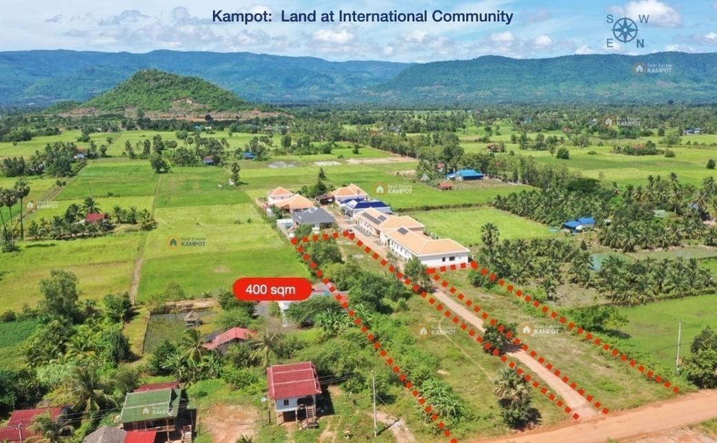 Pozemky Na prodej in Road 7 Concrete, Prey Khmum, Tuek Chhou, Kampot