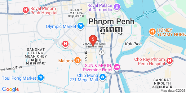 Mapa: BKK 3, Boeng Keng Kang, Phnom Penh
