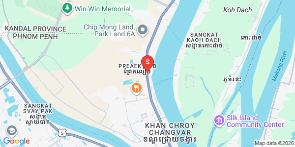 Bak Kaeng分区, 水净华区, 金边地图