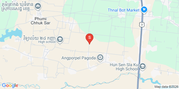 Mapa: Road, Pou Angkrang, Basedth, Kampong Speu