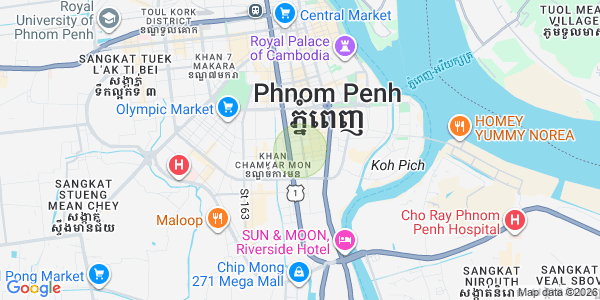 แผนที่ BKK 1, บึงเกงกอง, พนมเปญ