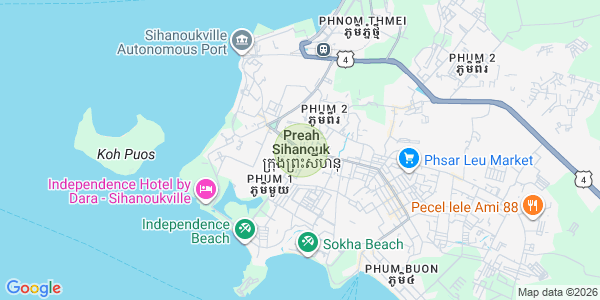 Map of Sangkat Buon, Sihanoukville
