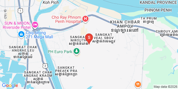 Mapa: Borey Hi Tech The Premium