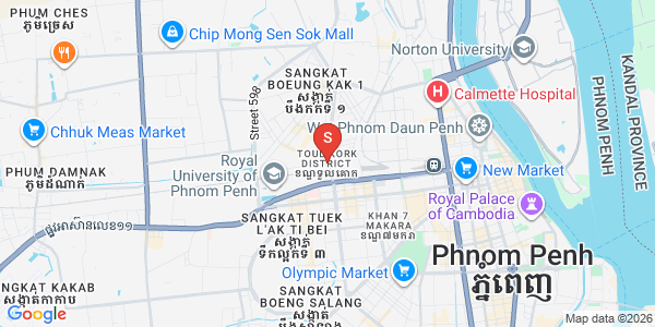 แผนที่ พสาเดโป 1, ตวลโคก, พนมเปญ