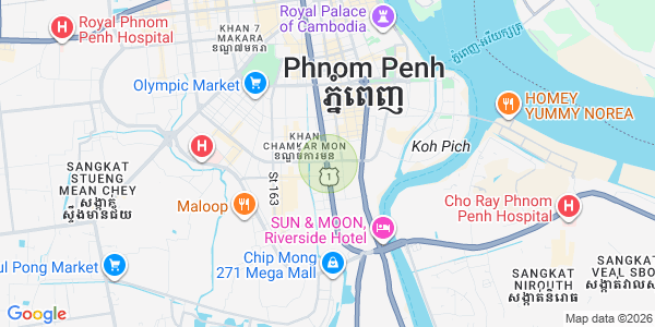 Mapa: BKK 3, Boeng Keng Kang, Phnom Penh