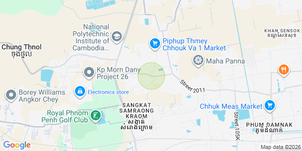 Map of Ponhea Pon, Prek Pnov, Phnom Penh