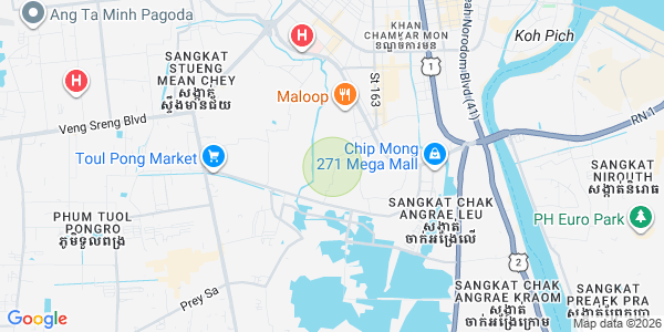Mapa: Boeung Tumpun, Meanchey, Phnom Penh