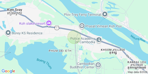 Carte de Kokir, Kien Svay, Kandal