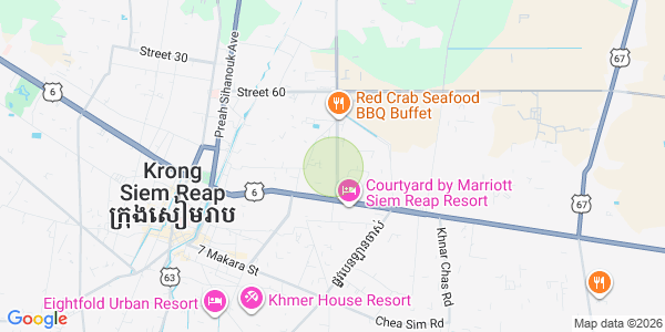 Mapa: Sla Kram, Siem Reap