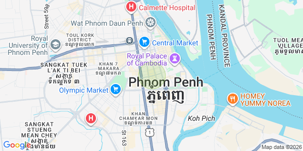 Mapa: Chakto Mukh, Daun Penh, Phnom Penh