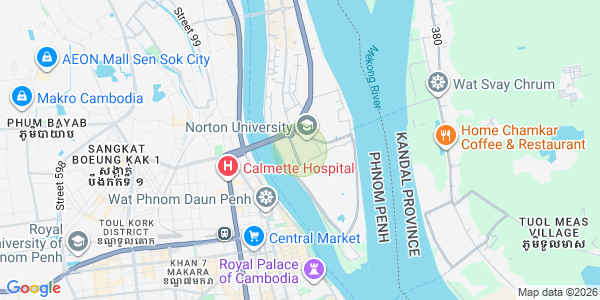 Mapa: Chroy Changvar, Phnom Penh