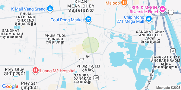 แผนที่ ดังกอ, พนมเปญ