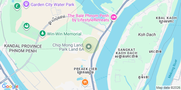 Map of Bak Kaeng, Chroy Changvar, Phnom Penh