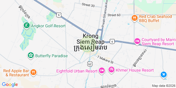 Map of Sala Kamraeuk, Siem Reap
